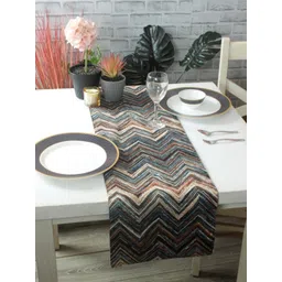 ROMEE Blue & White Printed Table Runners-picture-36