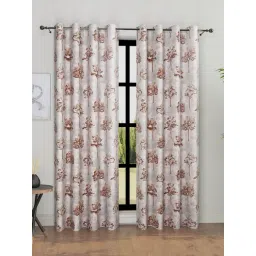 Romee Brown Polyester Floral Curtains and Sheers-picture-23