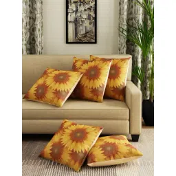 Romee Multicolor Jute Cushion Covers (40 x 40 cm) - Set of 5-picture-10