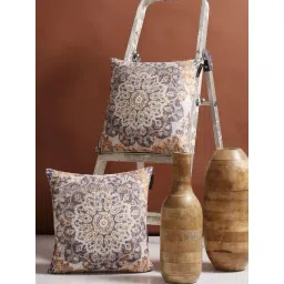 Romee Multicolor Polyester Cushion Covers (40 x 40 cm) - Set of 2-picture-11