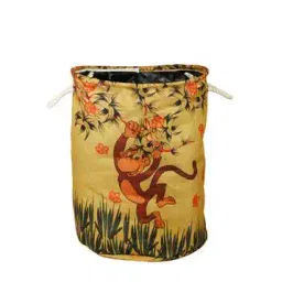 romee Polyester Slub Text Print Laundry Bag  -  48 cm x 37 cm-picture-49