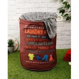 romee Text Print Laundry Bag-picture-18