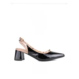 Ronnie Grey Women's Black Back Strap Sandals image 3