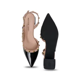 Ronnie Grey Women's Black Back Strap Sandals image 4