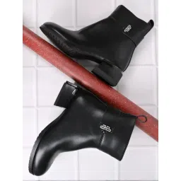 Ronnie Grey Women's Black Casual Booties-picture-32