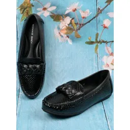 Ronnie Grey Women's Black Casual Loafers-picture-40