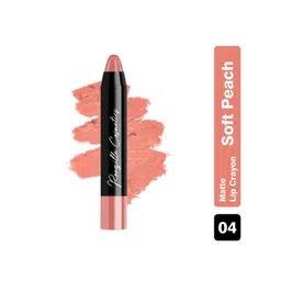 Ronzille Long Stay Matte Lip Crayon Lipstick 4.5g - Soft Peach 04-picture-19
