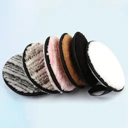 roodiles Pure Cotton Round Powder Puff – Soft, Gentle Facial Pads Pack of 6-picture-13