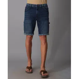 rookies Men Slim Fit Denim Shorts with Insert Pockets-picture-45
