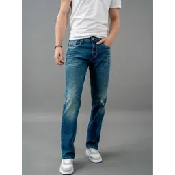 Rookies Men Straight Fit Mid-Rise Light Fade Stretchable Jeans-picture-23