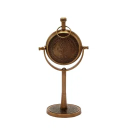 roomattic Inch Classic Antique Brass Table Clock image 5