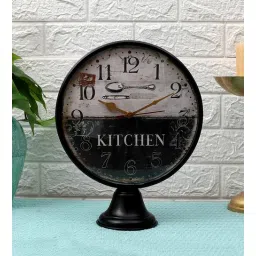 roomattic Metal Desk Clock Reto Table Clock-picture-35