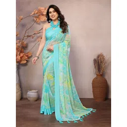 ROOP SUNDARI SAREES Paisley Printed Pure Georgette Saree-picture-34