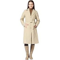 roopam Female Pure Wool Calf Length Detachable Hoodie Overcoat-picture-47