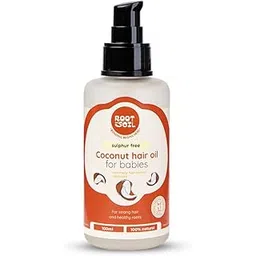 ROOT and SOIL - Coconut Hair Oil for Babies | 0+ Months | From Naturally Harvested Coconuts Cold-Pressed & Sulphur free | From Naturally Harvested Coconuts | Newborn & infant friendly (100ml)-picture-26