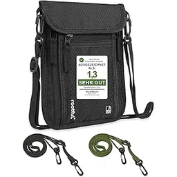 rootful. Neck Pouch with RFID Protection [High Quality] Chest Pocket Shoulder Bag for Maximum Safety | Shoulder Bag for Smartphone, Passport, Money Cards, Cash and Much More | German Brand Quality,-picture-50