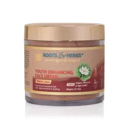 ROOTS AND HERBS White Lotus Youth Enhancing Face Ubtan - 100 gm-picture-14