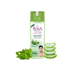 ROSA Aloe & Mint Body Lotion With Cocoa Butter & Vitamin-E For Refreshing Feel-500ml-picture-21