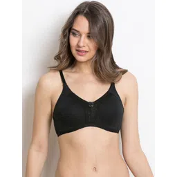Rosaline by Zivame Black Solid Non-Wired Non Padded T-shirt Bra RO000LCB09BLACK-picture-29