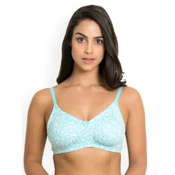 Rosaline by Zivame Blue Printed Non-Wired Non Padded Beginners Bra-picture-36