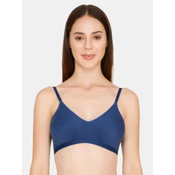 Rosaline by Zivame Blue Solid Non-Wired Non Padded T-shirt Bra ZI1885COREABLUE0-picture-27
