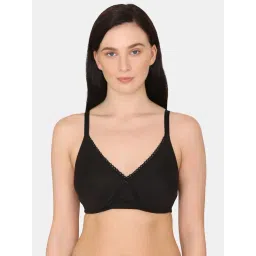 Rosaline by Zivame Black Double Layered Full Coverage T-Shirt Bra-picture-14