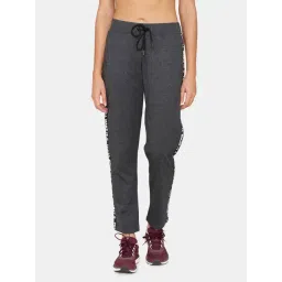 Rosaline by Zivame Black Regular Fit Trackpants-picture-11