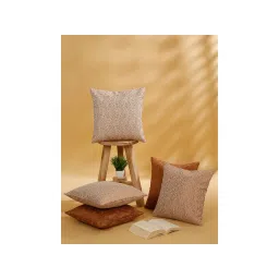 Rosara Home Jacquard Square Cushion Covers (Set Of 5)-picture-12