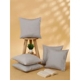 ROSARA HOME Unisex Grey Cushion Covers-picture-25