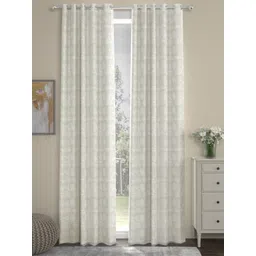 ROSARA HOME Unisex Off White Curtains and Sheers-picture-30