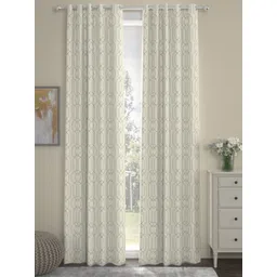 ROSARA HOME Unisex Off White Curtains and Sheers-picture-12