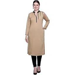 rosary Women's Winter Woolen Kurti Embroidered Straight Fit Ethnic Wear with 2 Side Pockets-picture-33