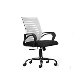 Rose Mesh Mid-Back Ergonomic Office Chair Work from Home Elite Grey and Black-picture-40