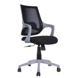Rose Mono Mesh Black &a; Grey Medium Back Revolving Ergonomic Office Chair-picture-20