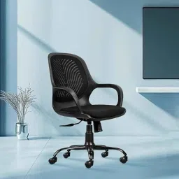 Rose Zaria 53x53x109cm Mesh Black Medium Back Ergonomic Chair-picture-10