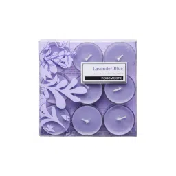 Rosemoore Lavender Blue Purple Wax Tea Light Candle-picture-12