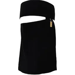 rosina Fashion locket Nose Piece Niqab with cap for Muslim Women Black?-picture-29