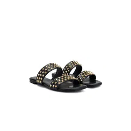 ROSSO BRUNELLO Embellished Open Toe Flats-picture-35