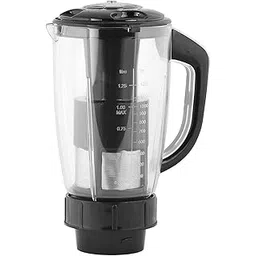 rotomix Delight ABS Plastic Juicer Jar with Fruit Filter for Mixer Grinder Capacity 1500ML Transparent, Black-picture-29