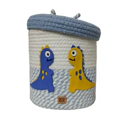 ROUGH ROAD STORE Blue Dino Applique Hand Made Reusable Organiser-picture-38