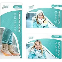 Roughhouse Expedition Kit | 5 Body + 5 Pair Hand + 5 Pair Foot Warmers | Full Coverage Trek Pack | 8+ Hour Warmth | No Goo Powder Formula | Safe & Natural-picture-15