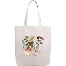 roundsun Magnetic Button Closure Printed Cotton Canvas Women Tote Bag | 300 GSM Cloth | No Zipper | No Inner Pocket | Multi-Purpose Bag | Reusable | Eco Friendly Yet Trendy-picture-39