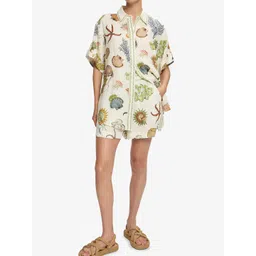 Routes by All About You Printed Shirt Collar Neck Shirt With Shorts Co-Ords-picture-19