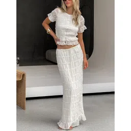 Routes by All About You Round Neck Crop Top & Skirt Co-Ords-picture-34