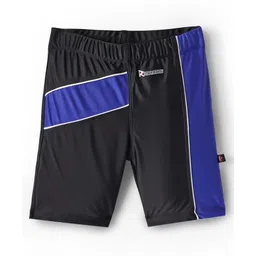 ROVARS Color Block Swimming Trunk - Black & Blue-picture-20