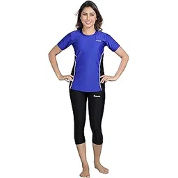 rovars RRovars Women Lycra 2 Piece Swimming Costume (Without Pads) (Blue; 3XL)-picture-48