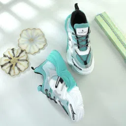 rowlans Women's Synthetic Leather Comfortable/Running Lace-Ups Sports Shoes image 3