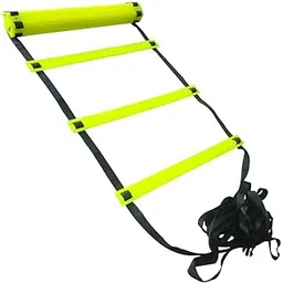Roxan Football Agility Speed Ladder 4 Meter with 10 rungs | School Model Speed Ladder for Unisex Players | Track and fiield Speed Ladder-picture-27