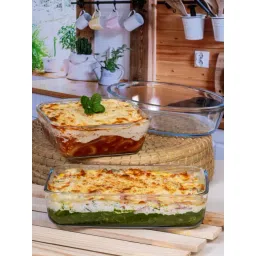 Roxx Transparent Glass Baking Dish - Set of 3-picture-47