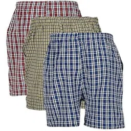 roxz Men's Renew Super Combed Cotton Regular Fit Boxer Shorts Pack of 3-picture-37